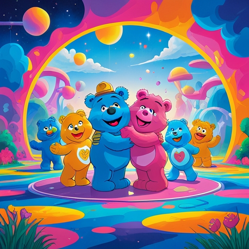 Яркие моменты детства: инновационное объединение Care Bears и Sesame Street